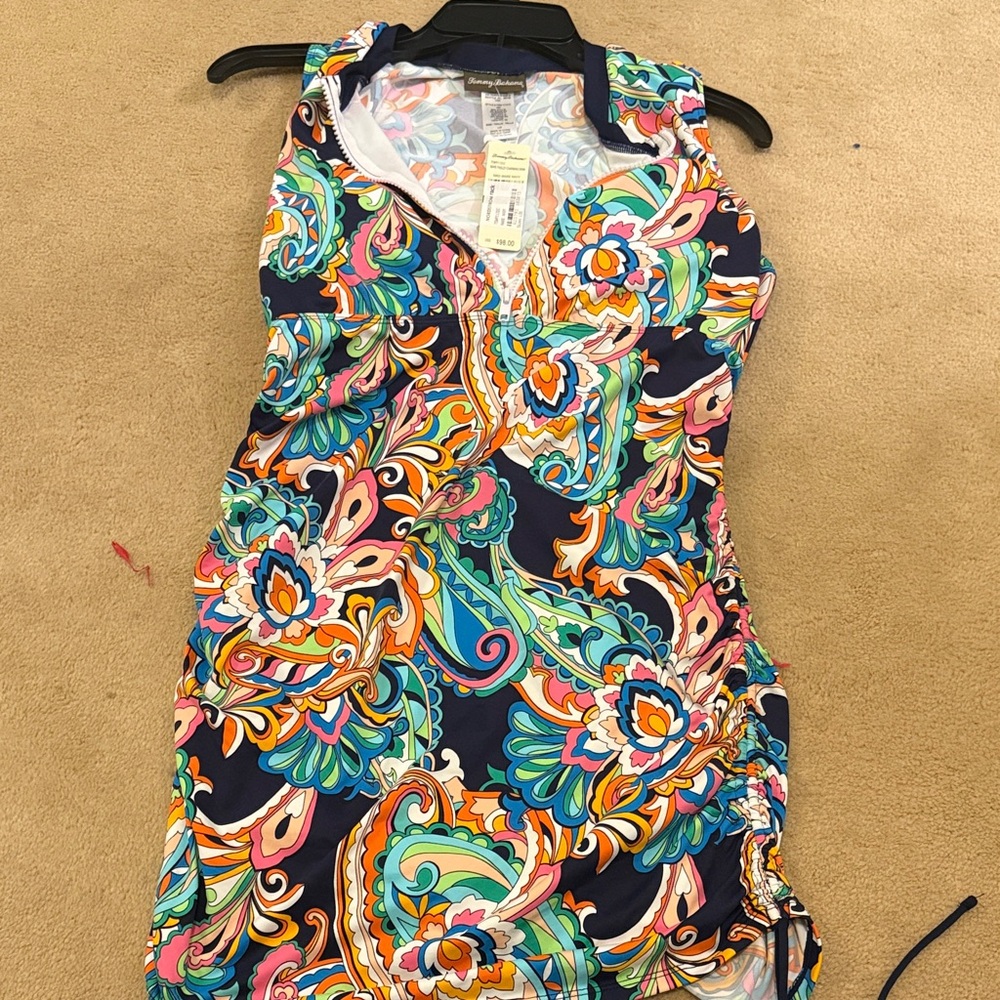 Tommy Bahama Multicolor Paisley Swim Coverup
